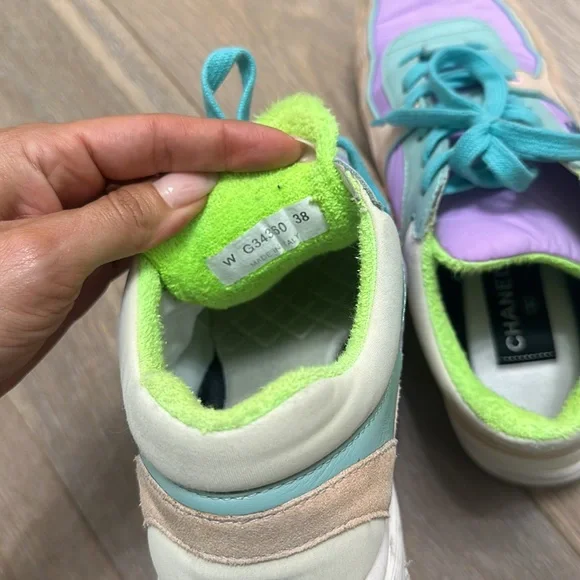 CHANEL TRAINER SIZE 38 - Picture 6 of 7